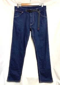 ★美品　Gramicci × Mt Design 3776 別注　グラミチ　Denim Mountain Pants ストレッチデニム クライミングパンツ インディゴネイビー M 