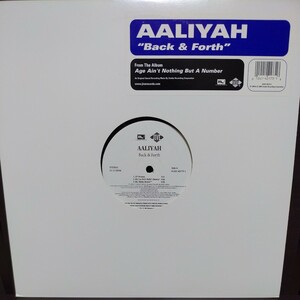 12inch US REPRESS盤/AAIYAH BACK & FORTH