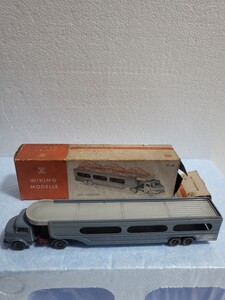 当時物 絶版ミニカー WIKING バイキング 1/87? WIKINGMODELLE Auto-Transporter オートトランスポーター 車輌運搬車 積載車 NO.58 