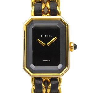 シャネル プルミエールM ブランドオフ CHANEL GP（ゴールドメッキ） 腕時計 GP/革 中古 レディース