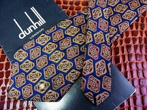 ♪今週の特売980円～♪1092♪良品【dunhill】ダンヒル【ペイズリー ロゴ入 柄】ネクタイ♪