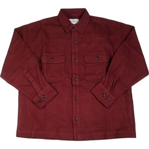 WTAPS ダブルタップス 23AW DECK 02 LS COTTON TWILL 232TQDT-SHM03 RED 長袖シャツ 赤 Size 【M】 【新古品・未使用品】 20793000