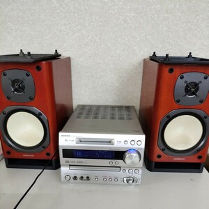 スピーカー コンポセット ONKYO オンキョー CD MD コンポ FR-N9TX 1円スタート 1円 1スタ 