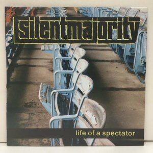 LP Silent Majority Life Of A Spectator EXT007-1 Exit Blue Marble Vinyl US HARDCORE NY NEWSCHOOL