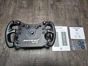 Fanatec CSL ELITE STEERING WHEEL MCLAREN GT3 V2 QR2クイックリリース ファナテック ステアリング 