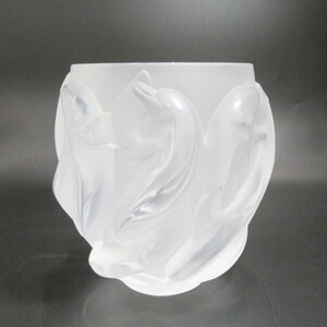 1円〜 LALIQUE ラリック ドーファン イルカ ドルフィン 花瓶 フラワーベース ※同梱不可 y220-3407826【Y商品】