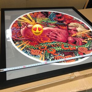 ロッキンジェリービーン rockin jelly bean 複製画 大雷神 / Oikazuchi no kami Giclee Print 額装品 EROSTIKA 真作 サイン&ナンバリング