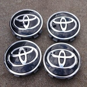 ★トヨタ純正新品★ヤリスクロス ハリアー アルファード ヴォクシー ノア RAV4 ホイール センターキャップ 4個 黒 62mm