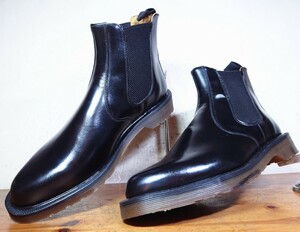 【デッドストック/送料無料】英国製 Dr.Martens/ドクターマーチン サイドゴアブーツ 9 27-27.5cm相応 ブラック 黒 made in england