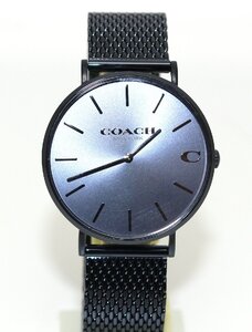 中古 美品 COACH コーチ メンズ 腕時計 クォーツ CA.124.2.34.1577