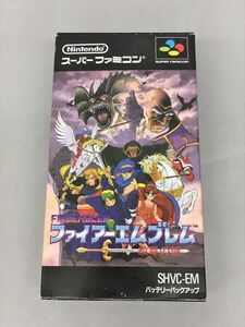 美品 ゲームソフト ファイアーエンブレム 紋章の謎 スーパーファミコン 説明書付き 2407BKR026