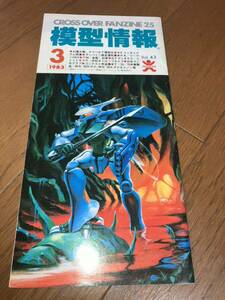 1983.3月号 模型情報 Vol 43 バンダイ クロスオーバーファンジン BANDAI 昭和58年3月 幻魔大戦 うる星やつら ラムちゃん ザク 他