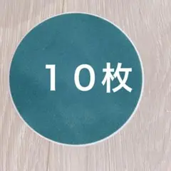 ❤️スエード調マット丸型 直径105ミリ 1.5ミリ厚 10枚セット