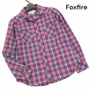 Foxfire フォックスファイヤー 8112687 通年 ポリ&コットン 長袖 TS ツイスト チェック シャツ Sz.M　レディース アウトドア　K4T00957_6#C