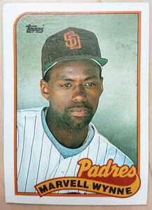 ★来日外国人 ウイン 阪神 タイガース MARVELL WYNNE TOPPS 1989 #353 メジャーリーグ MLB 大リーグ SAN DIEGO PADRES パドレス