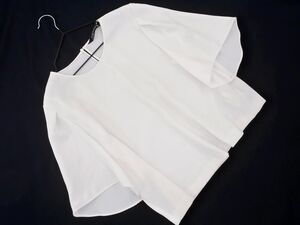 ネコポスOK ZARA WOMAN ザラ ウーマン フレアスリーブ ブラウス シャツ sizeM/白 ■◆ ☆ efc1 レディース