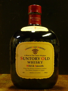 サントリー 「オールド」 旧ボトル SUNTORY OLD Mild & Smooth表記ボトル 700ml 40度 SUN・OLD-0503-A