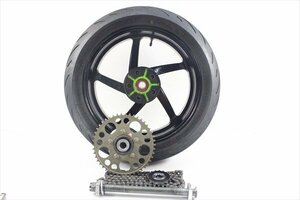 1円スタート:ZX-12R[04社外後　marchesini　マルケジーニ　リアホイール]｝F