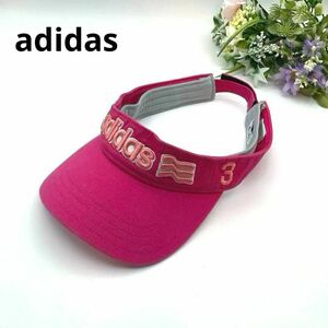 アディダス adidasキャップ サンバイザー ピンク レディース ゴルフ