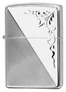 Zippo ジッポライター 在庫限り完売 Engine Turned & Hand Cut PT-ETHC B メール便可