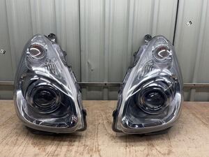 7-0120-1 ★ 限定 レンズ クリア 高級 ウレタン 2液 スモーク 塗装 済み ★ スバル SUBARU R1 純正 HID ヘッドライト 左右 RJ1 RJ2