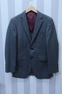 6-5407/メンズクラブ ESPECIALLY LABEL シルク混2Bストライプシングルスーツ MEN