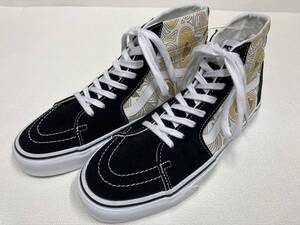 激レア!! VANS SK-8 Hi Lite ハイトップ 黒 スエード ハート柄 白ライン US8.5 (26.5cm) バンズ アメリカ企画限定!!