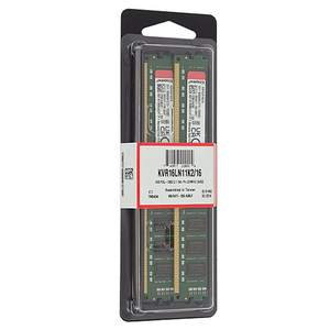 Kingston製 KVR16LN11K2/16 DDR3L PC3L-12800 8GB 2枚組 [管理:1000023846]