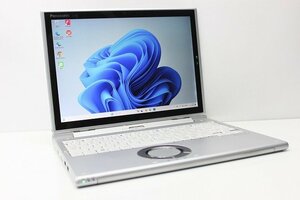 1円スタート ノートパソコン Windows11 WPS office搭載 2in1PC Panasonic レッツノート CF-XZ6 SSD256GB メモリ8GB 第7世代 Core i5