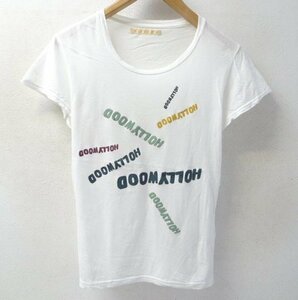 ◆DUCK AND COVER ダックアンドカバー メッセージプリント Tシャツ 白 サイズS