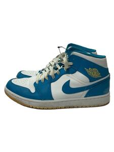 NIKE◆AIR JORDAN 1 MID_エア ジョーダン 1 ミッド/29cm/BLU