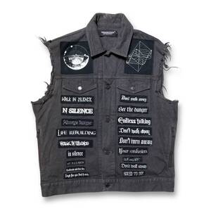 18ss UNDERCOVER JOY DIVISION Vest ベスト サイズ1 ブラック アンダーカバー ジョイディヴィジョン 店舗受取可