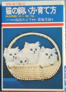 ★★ネコの飼い方・育て方 純血種猫の正しい飼い方 島田みどり監修 蒼海芳雄著 日本文芸社