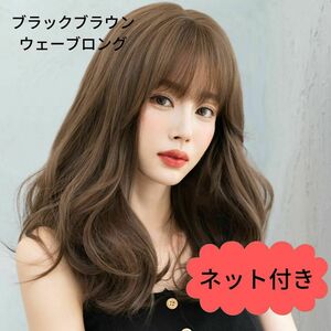 605 フルウィッグ　ウェーブロング　かつら　wig コスプレ　変装　女装　自然　カール　ロングウェーブ　韓国アイドル　かわいい　色っぽい