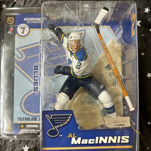 McFarlane NHL series 7 Al MacInnis St. Louis Blues White Jersey Variant MOC