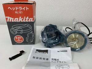 ☆未使用保管品☆　makita　マキタ　充電式ヘッドライト　ML121　9.6V＆12V　ヘッドランプ/作業用照明/電動工具/アウトドア　⑥