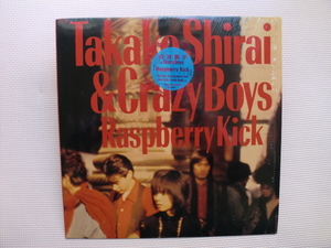 ＊【LP】白井貴子 & CRAZY BOYS／Raspberry Kick（28AH2022）（日本盤）シュリンク付