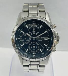 O243-G19-53 ◎ SEIKO セイコー CHRONOGRAPH 100M 7T92-0DW0 メンズ デイト クロノグラフ クォーツ 腕時計