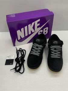 155-KB2483-100s Nike SB Dunk Low Pro Black/Fog ナイキ SB ダンク ロー プロ ブラック/フォグ BQ6817-010 28cm 