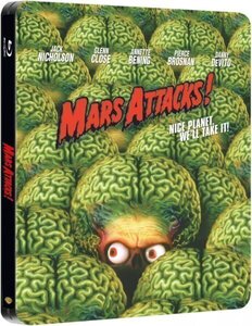 マーズ・アタック! ブルーレイ スチールブック Mars Attacks! Blu-ray SteelBook Limited Edition Tim Burton Jack Nicholson