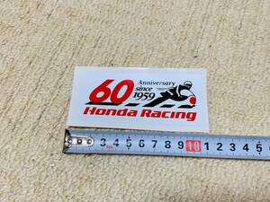 ホンダレーシング HRC 60周年 HONDA RACING 60th ホンダ ステッカー レース MotoGP 鈴鹿8耐 WSBK JPB RC160