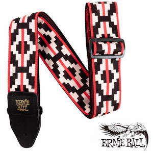 ERNIE BALL RISTRA RED JACQUARD STRAP[#5322]〈アーニーボール〉