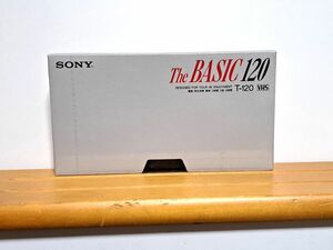 VHSテープ　SONY　The　BASIC　120　未開封