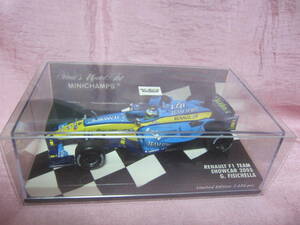 ミニチャンプス 1/43 F1 RENAULT F1 TEAM SHOWCAR 2005 G.Fisichella