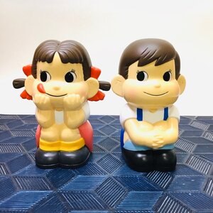 【未使用品/CH】不二家 ペコちゃん ポコちゃん お座り貯金箱 FUJIYA/フジヤ　IM1111/0001