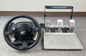 B1KK14 Thrustmaster スラストマスター T500 RS GT RACING ハンコン ステアリング ハンドル コントローラー PS3/PS4 動作確認済み