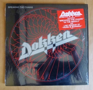 DOKKEN「BREAKING THE CHAINS」米ORIG [初回E赤ELEKTRA] ステッカー有シュリンク美品