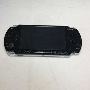 ＆【SONY/ソニー】PSP PlayStation Portable ブラック 黒 MONSTER HUNTER PORTABLE Gソフト付 動作，通電未確認 バッテリー欠品 中古品