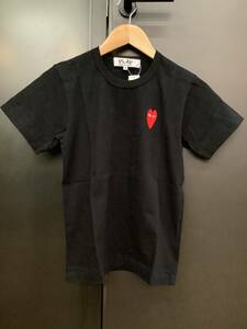 COMME des GARCONS PLAY　黒Tシャツ　レディースSサイズ　AZ-T229