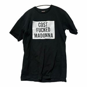 【送料無料】Supreme　シュプリーム COST FUCKED MADONNA 半袖Tシャツ Mサイズ　黒　ブラック